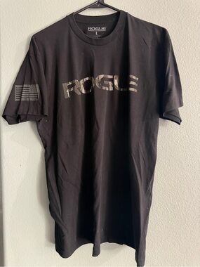Rogue Men’s Black T-Shirt with Metallic Logo
